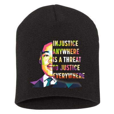 MLK Quote | Martin Luther King Jr Day | Black History Month Short Acrylic Beanie