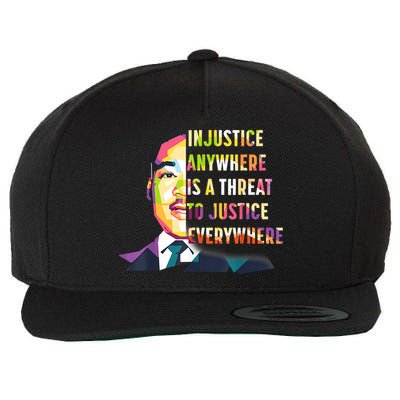 MLK Quote | Martin Luther King Jr Day | Black History Month Wool Snapback Cap
