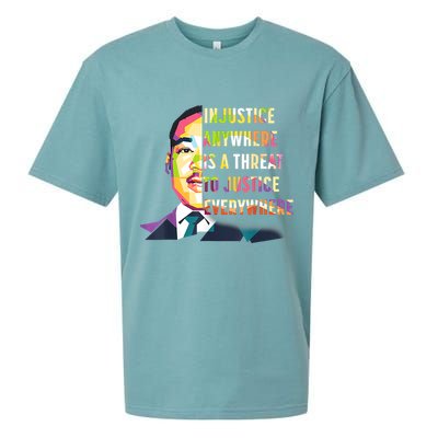 MLK Quote | Martin Luther King Jr Day | Black History Month Sueded Cloud Jersey T-Shirt