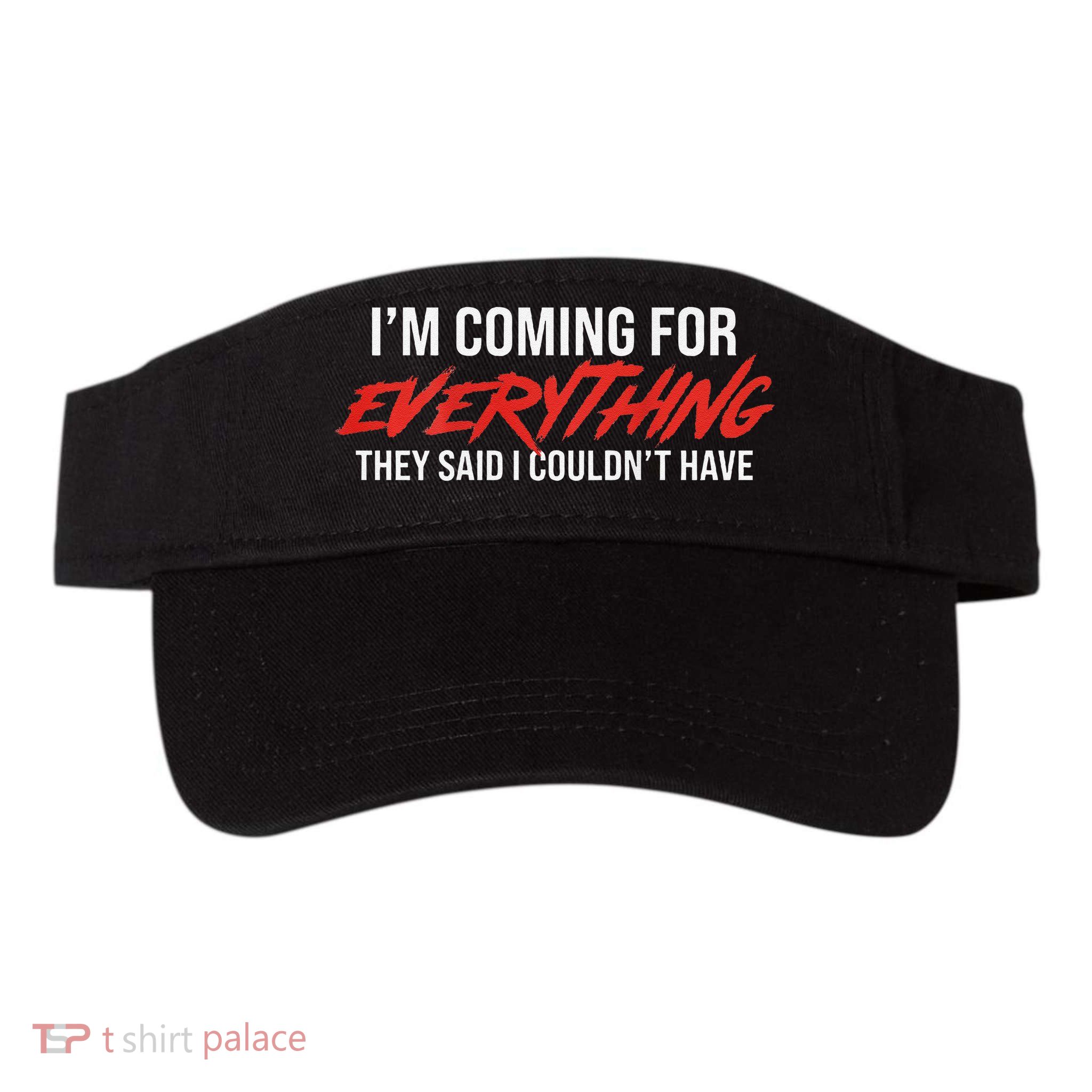 Motivational Quote Motivation For Success And Workout Valucap Bio-Washed Visor