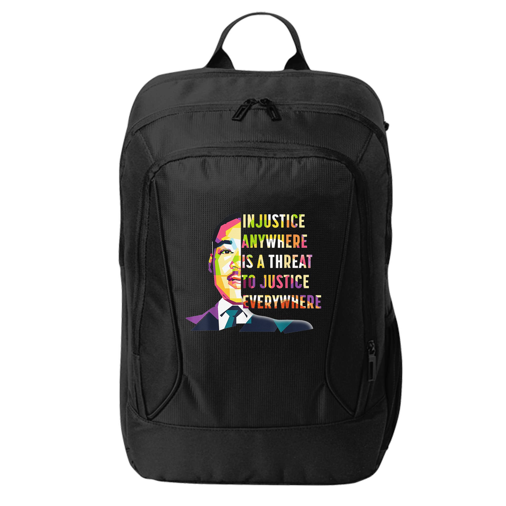 MLK Quote Martin Luther King Jr Day Black History Month City Backpack