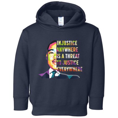 MLK Quote Martin Luther King Jr Day Black History Month Toddler Hoodie