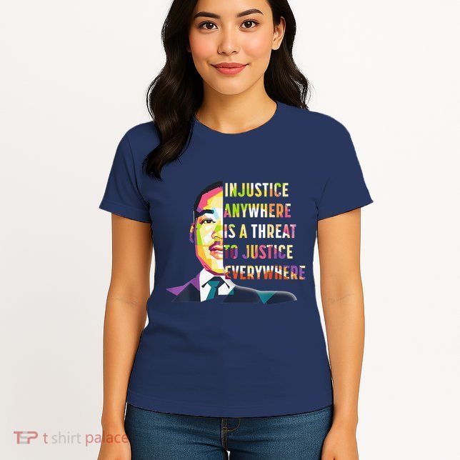 MLK Quote Martin Luther King Jr Day Black History Month Womens T-Shirt