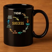 motivational quote motivation success inspiration mindset 11oz C Handle Ceramic Mug