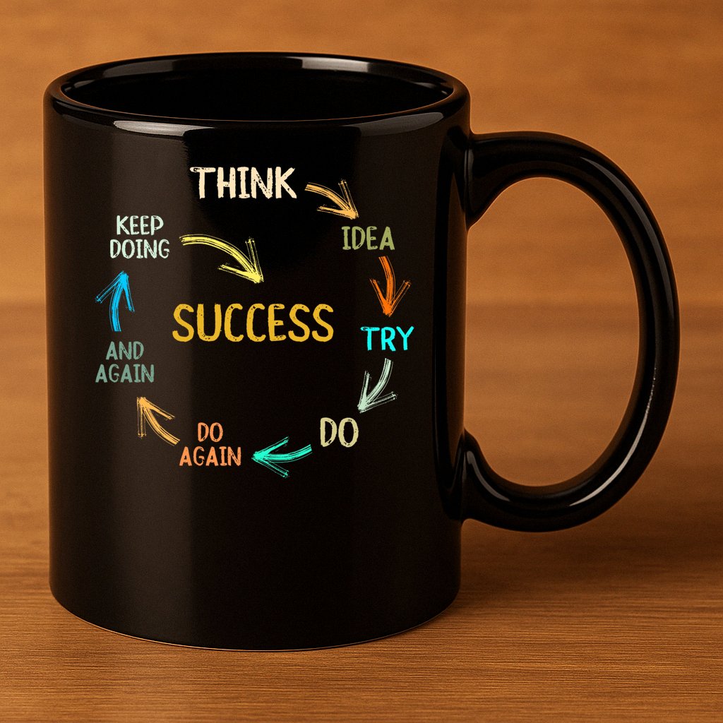 motivational quote motivation success inspiration mindset 11oz C Handle Ceramic Mug