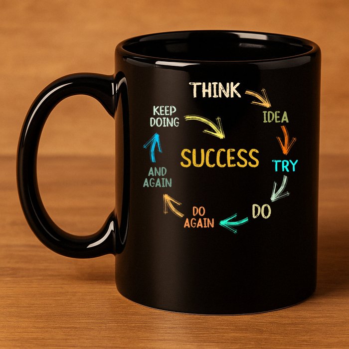 motivational quote motivation success inspiration mindset 11oz C Handle Ceramic Mug
