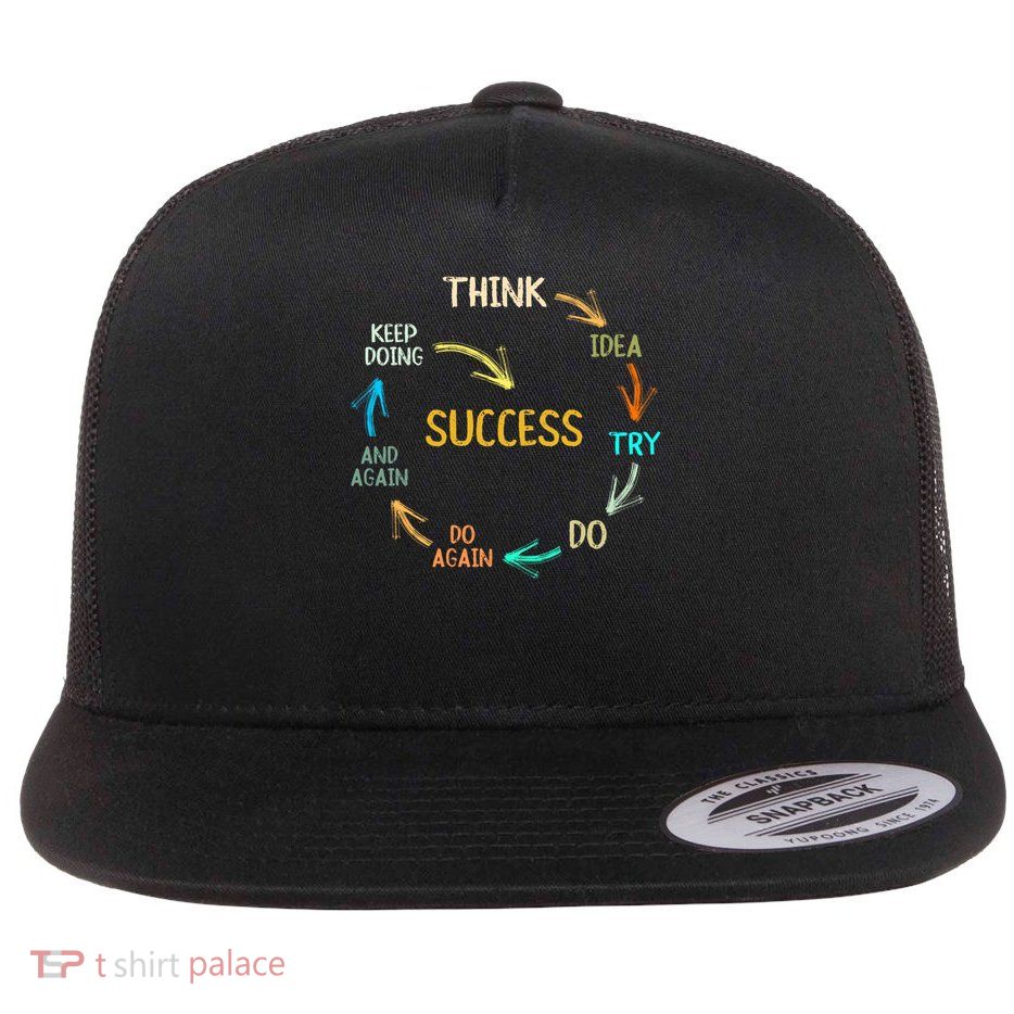 motivational quote motivation success inspiration mindset Flatbill Hat