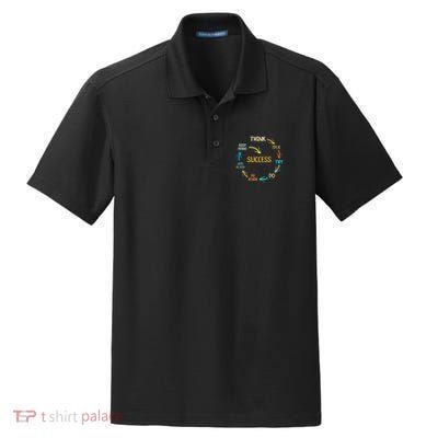 motivational quote motivation success inspiration mindset Dry Zone Grid Polo