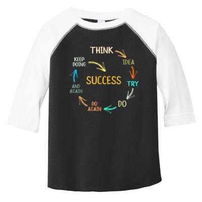 Motivational Quote Motivation Success Inspiration Mindset Toddler Fine Jersey T-Shirt