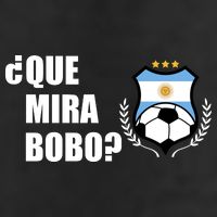 Messi Que Miras Bobo Anda Para Alla Soccer Football Argentina 7 Panel Mesh Trucker Snapback Hat