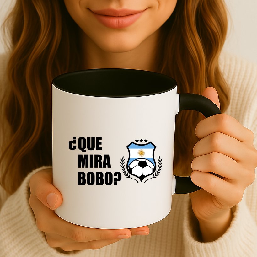 Messi Que Miras Bobo Anda Para Alla Soccer Football Argentina Mug