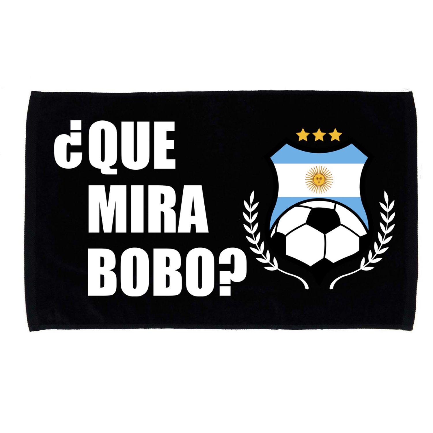 Messi Que Miras Bobo Anda Para Alla Soccer Football Argentina Microfiber Hand Towel