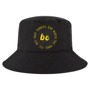 Motivational Quote Positive Saying Life Slogan VarsityGold Cool Comfort Performance Bucket Hat