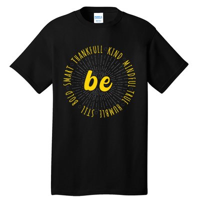 Motivational Quote Positive Saying Life Slogan VarsityGold Tall T-Shirt