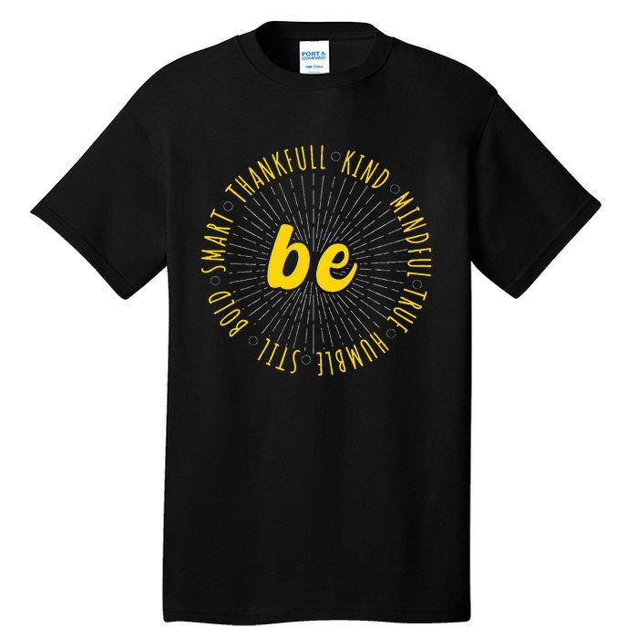 Motivational Quote Positive Saying Life Slogan VarsityGold Tall T-Shirt