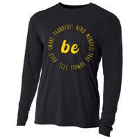 Motivational Quote Positive Saying Life Slogan VarsityGold Cooling Performance Long Sleeve Crew