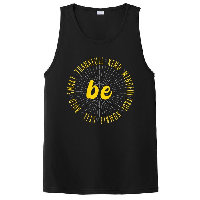 Motivational Quote Positive Saying Life Slogan VarsityGold PosiCharge Competitor Tank