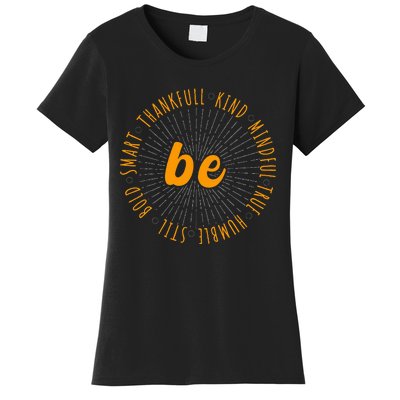 Motivational Quote Positive Saying Life Slogan Orange Women's T-Shirt