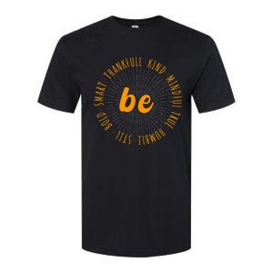 Motivational Quote Positive Saying Life Slogan Orange Softstyle CVC T-Shirt