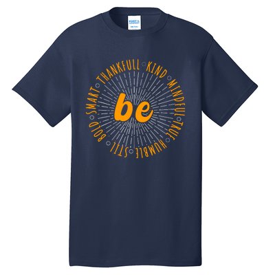 Motivational Quote Positive Saying Life Slogan Orange Tall T-Shirt