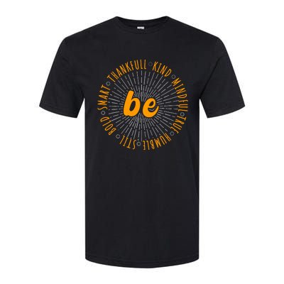 Motivational Quote Positive Saying Life Slogan Orange Softstyle CVC T-Shirt