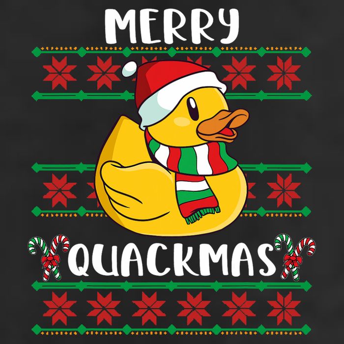 Merry Quackmas Rubber Duck Christmas Cool Comfort Performance Bucket Hat