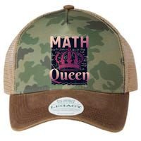 Math Queen School University Algebra Funny Mathematics Legacy Tie Dye Trucker Hat