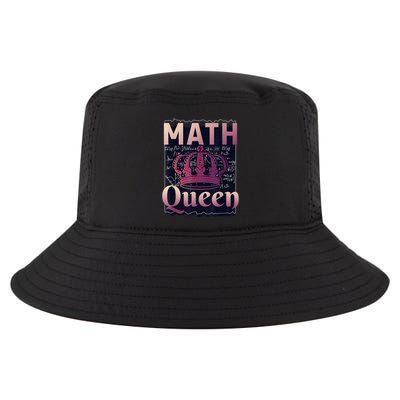 Math Queen School University Algebra Funny Mathematics Cool Comfort Performance Bucket Hat