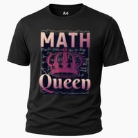 Math Queen School University Algebra Funny Mathematics Performance Shirt