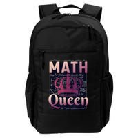 Math Queen School University Algebra Funny Mathematics Backpack