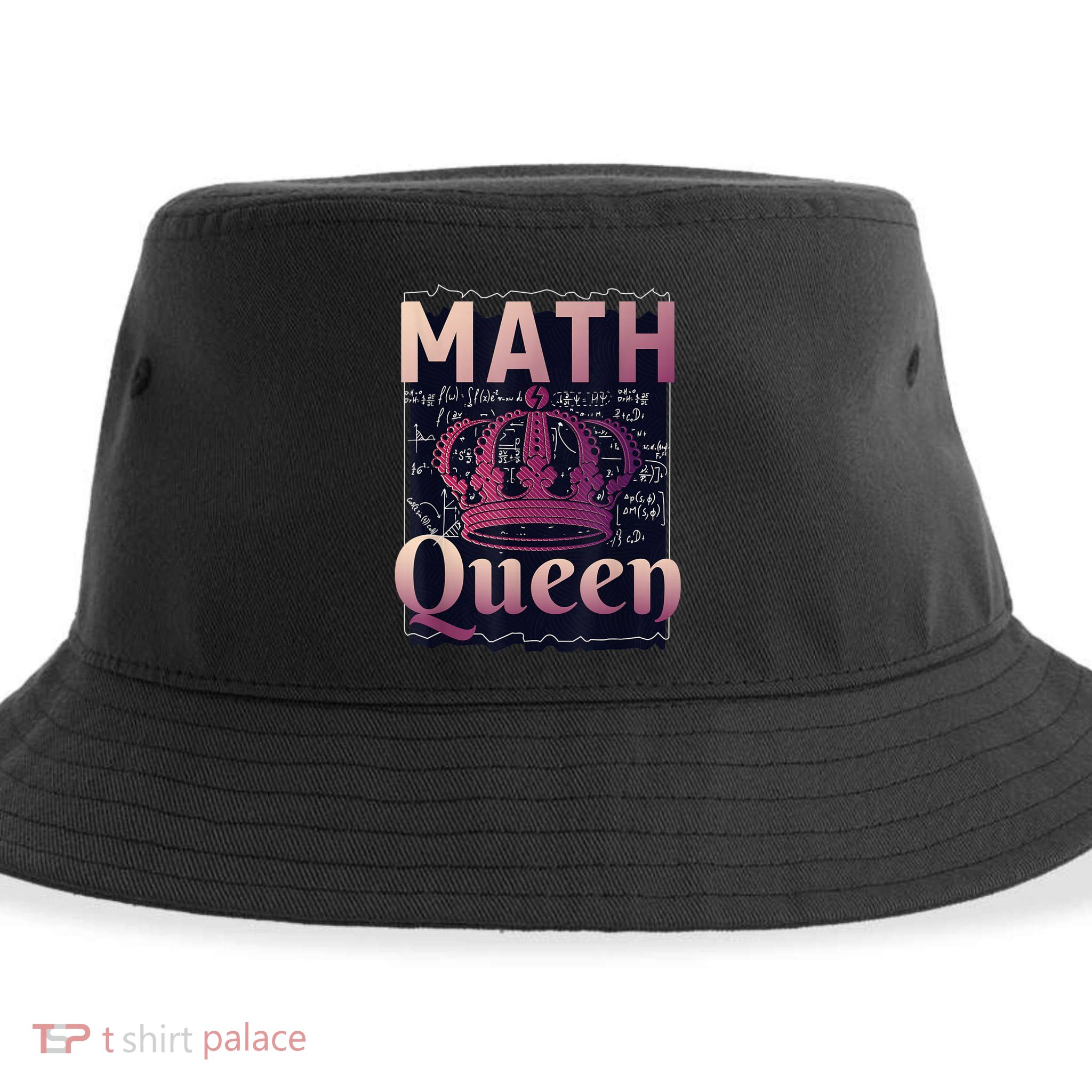Math Queen School University Algebra Funny Mathematics Sustainable Bucket Hat