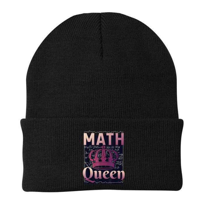 Math Queen School University Algebra Funny Mathematics Beanie