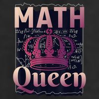 Math Queen School University Algebra Funny Mathematics Beanie