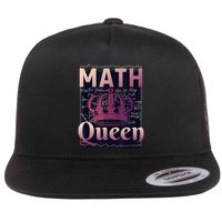 Math Queen School University Algebra Funny Mathematics Flatbill Hat
