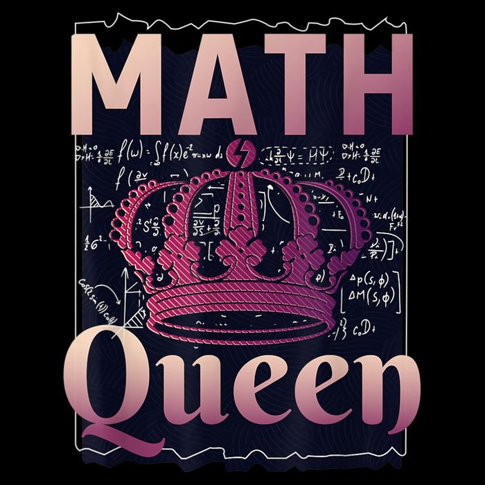 Math Queen School University Algebra Funny Mathematics Flatbill Hat