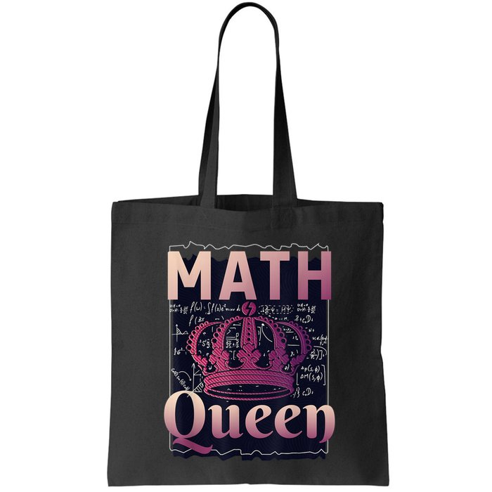 Math Queen School University Algebra Funny Mathematics Bag