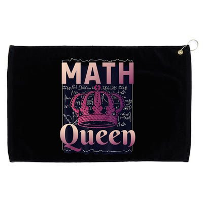 Math Queen School University Algebra Funny Mathematics Grommeted Golf Towel