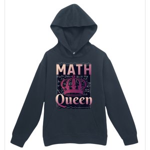 Math Queen School University Algebra Funny Mathematics Urban Pullover Hoodie