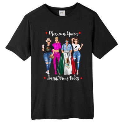 Mexican Queen Sagittarius Vibes Mexico Zodiac Astrology Gift Tall Fusion ChromaSoft Performance T-Shirt