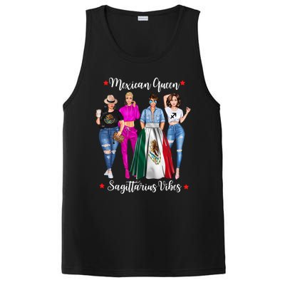 Mexican Queen Sagittarius Vibes Mexico Zodiac Astrology Gift PosiCharge Competitor Tank