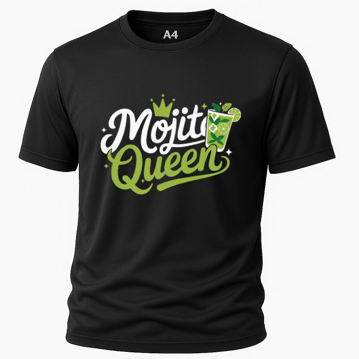 Mojito Queen Trendy Summer Drink Mojitos Cooling Performance Crew T-Shirt