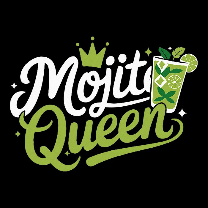 Mojito Queen Trendy Summer Drink Mojitos Cooling Performance Crew T-Shirt