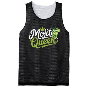 Mojito Queen Trendy Summer Drink Mojitos Mesh Reversible Basketball Jersey Tank