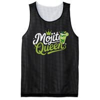 Mojito Queen Trendy Summer Drink Mojitos Mesh Reversible Basketball Jersey Tank