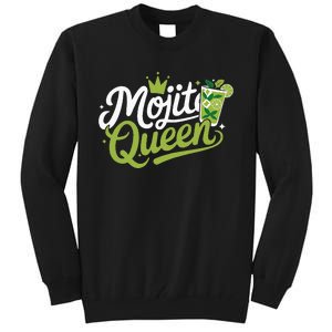 Mojito Queen Trendy Summer Drink Mojitos Tall Sweatshirt