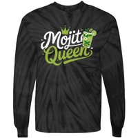 Mojito Queen Trendy Summer Drink Mojitos Tie-Dye Long Sleeve Shirt