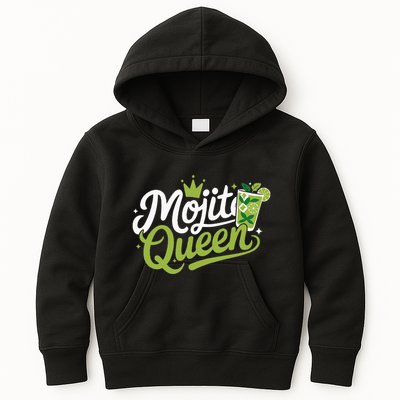 Mojito Queen Trendy Summer Drink Mojitos Kids Hoodie