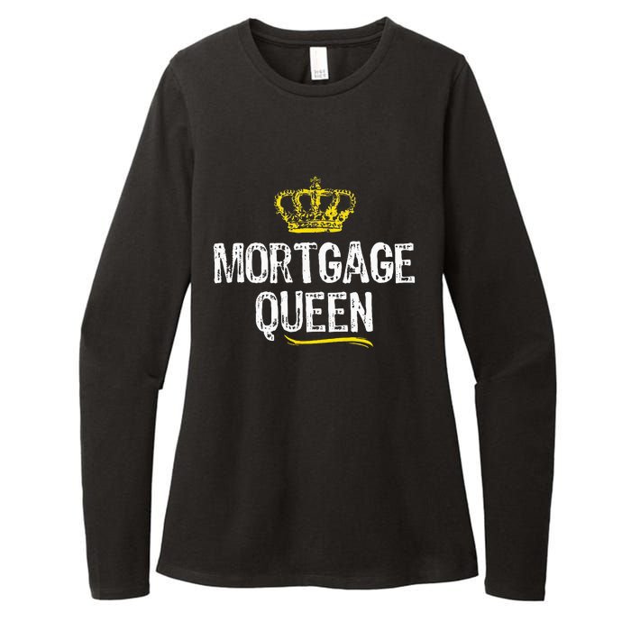 Mortgage Queen Women Broker Funny Cool Cute Gift Womens CVC Long Sleeve Shirt