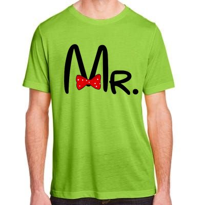 Mr. Bow Tie Cute Matching Couples Adult ChromaSoft Performance T-Shirt