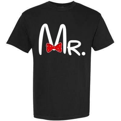Mr. Bow Tie Cute Matching Couples Garment-Dyed Heavyweight T-Shirt